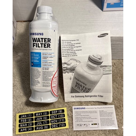 2-Pack Samsung HAF-QIN/EXP Ice Water Refrigerator Filter DA97-17376B OEM Genuine - Picture 2 of 6